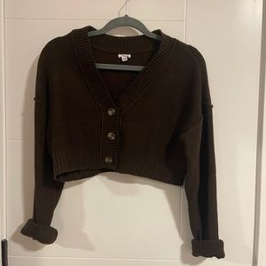 Cropped cardigan
